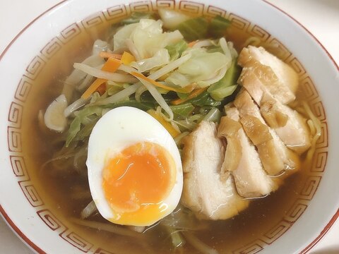 家にある調味料で♪しょうゆラーメン